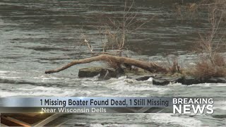 One missing boater found dead in Wisconsin River