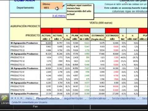 Planes de venta plantilla excel , descarga gratis - YouTube