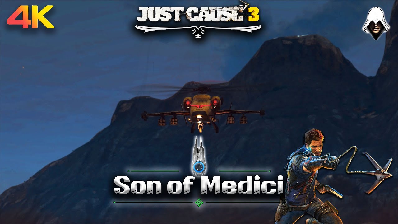Just Cause 3 (2015) – Final Mission #25: Son of Medici | Full Ending Walkthrough | 4K