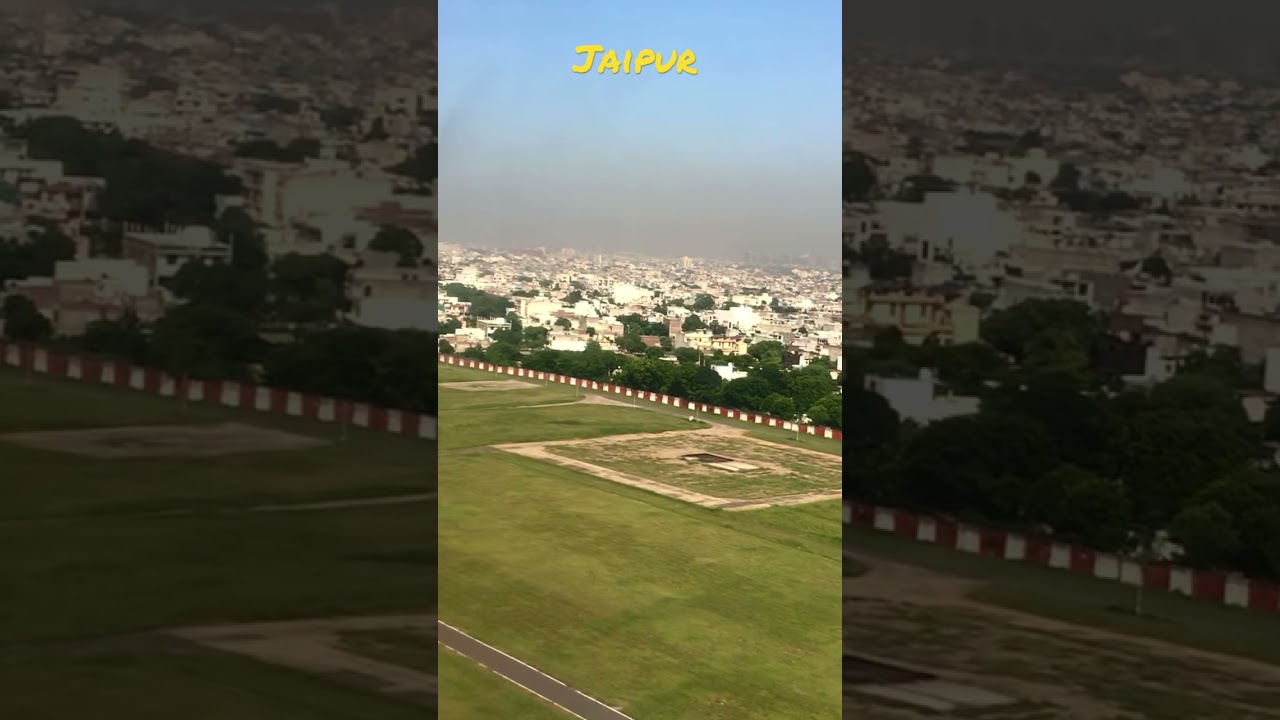 Jaipur Ariel view - Landing at Jaipur airport | Batasari travel tales | Telugu traveler