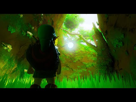 The Legend of Zelda Ocarina Of Time - Inside Deku Tree - Unreal Engine 4 vs  Nintendo 64