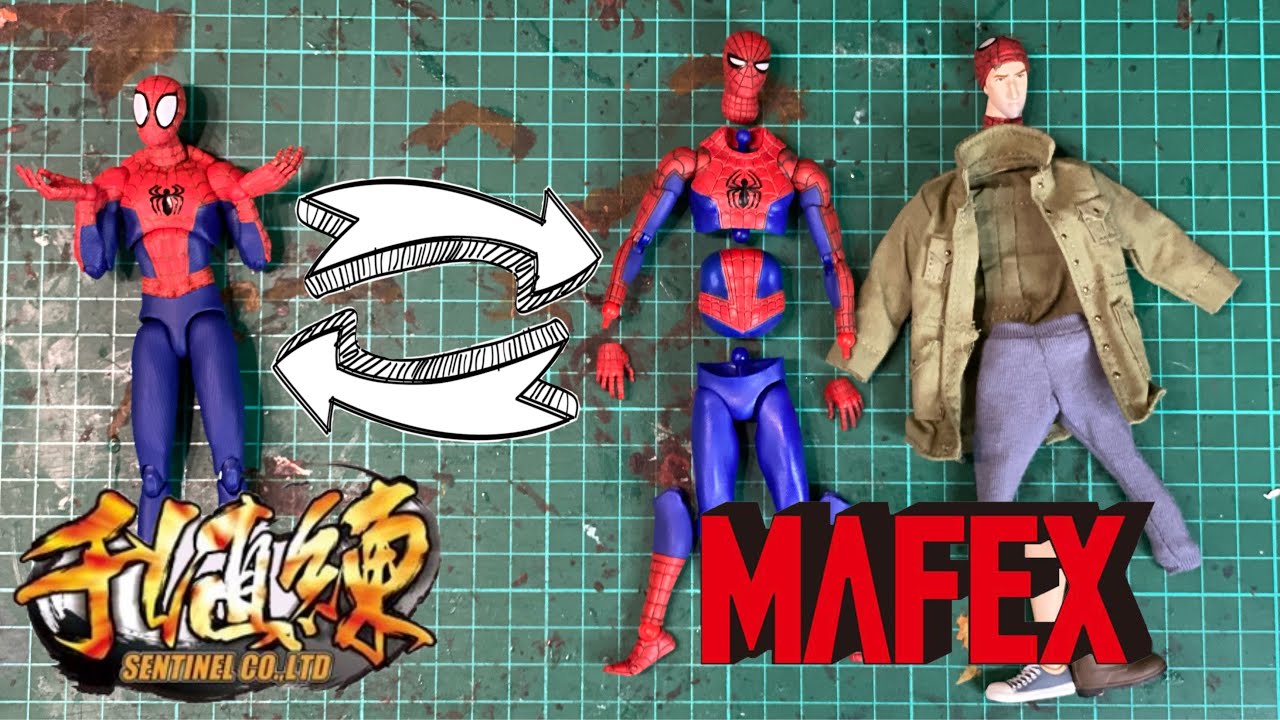 MAFEX SPIDER-MAN (Peter B Parker) SPIDER-MAN: INTO THE SPIDER-VERSE ...