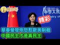 精彩 華春瑩發炮怒懟歐美制裁 中國民主才是真民主 ［智慧如水］ 20210324