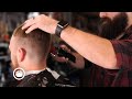 Barber Works Magic on a High Hairline & Patchy Beard | The Dapper Den Barbershop