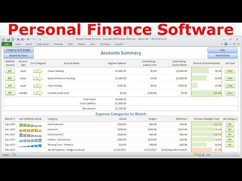 Top Budget Software, Personal Finance Software, Simple Budget Spreadsheet, Excel Checkbook Register