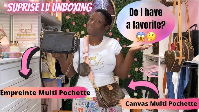 LOUIS VUITTON MULTI POCHETTE EMPREINTE UNBOXING + SHOPPING VLOG