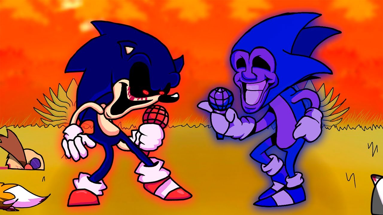 FNF Majin Sonic Sings Too Slow vs Sonic.Exe - YouTube