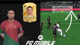 Joguei 4 PARTIDAS no FC MOBILE 🤑 com o CRISTIANO RONALDO DE ATACANTE !!!! 😎