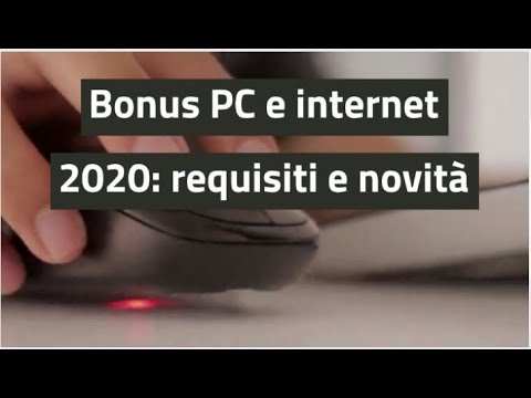 Bonus PC e internet: requisiti e novità