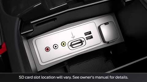 SYNC® with MyFord Touch® Navigation - Understanding the SD Card