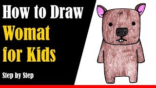 How To Draw A Wombat Step By Step - Tera Photo Graphy