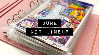 June Sticker Kit Lineup ☀ 2024