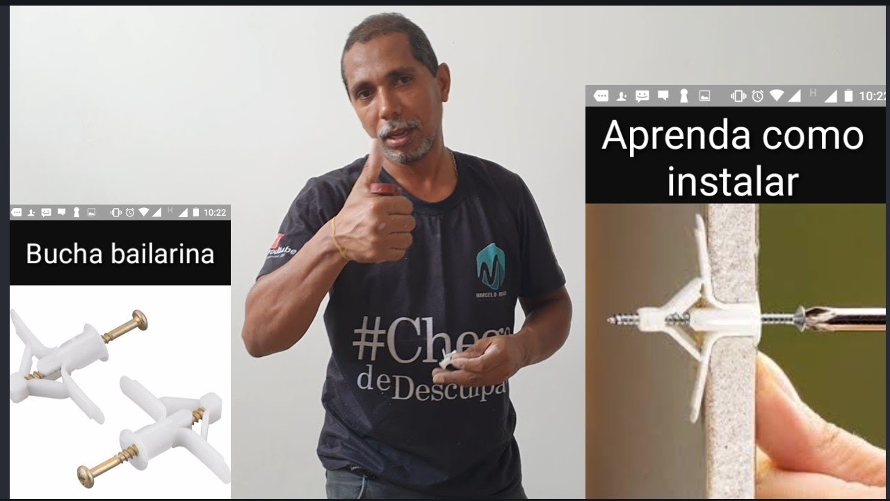 Técnicas em gesso 3d como instalar buchas bailarina no gesso - YouTube