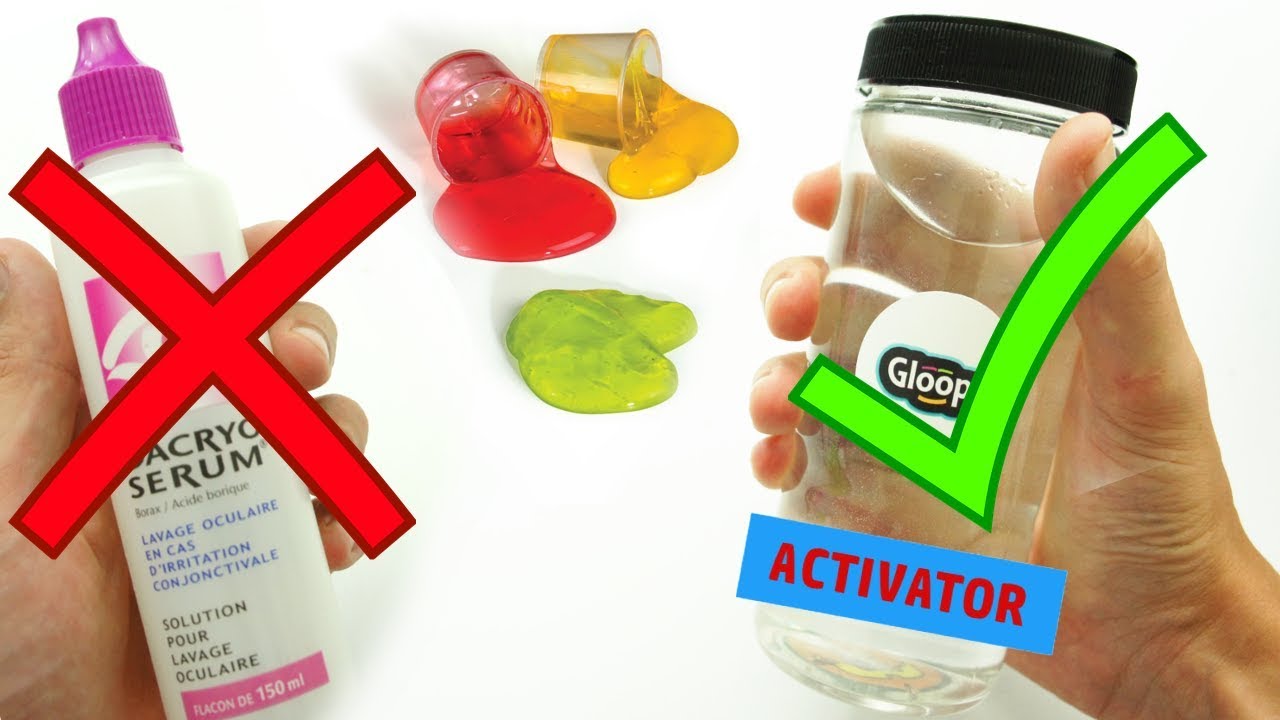 Recette activateur slime - Je crée mon activateur de slime ! 