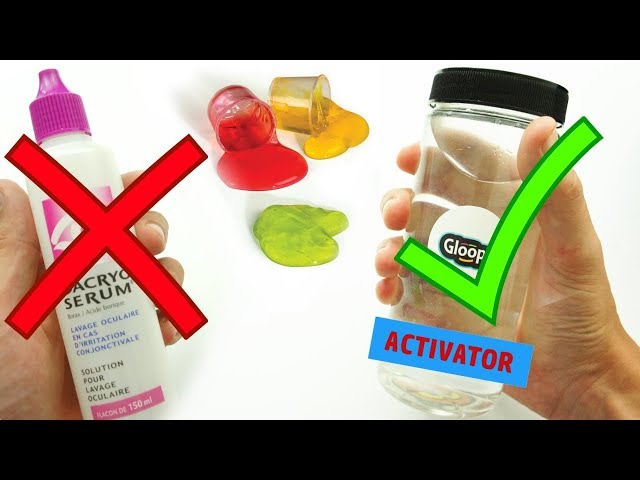 Recette activateur slime - Je crée mon activateur de slime ! 