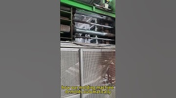 Automatic demolding process of molding machine#epp #eps #pmpf