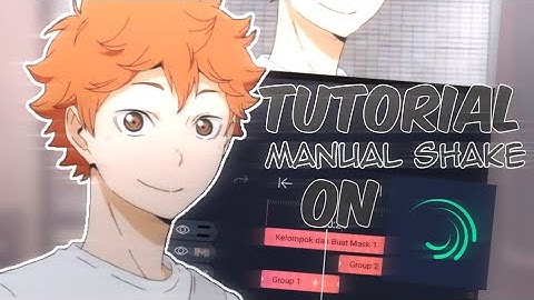 tutorial smooth manual shake | alight motion | + link alight motion