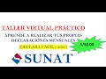 APRENDE A REALIZAR TUS PROPIAS DECLARACIONES MENSUALES SUNAT - 2021