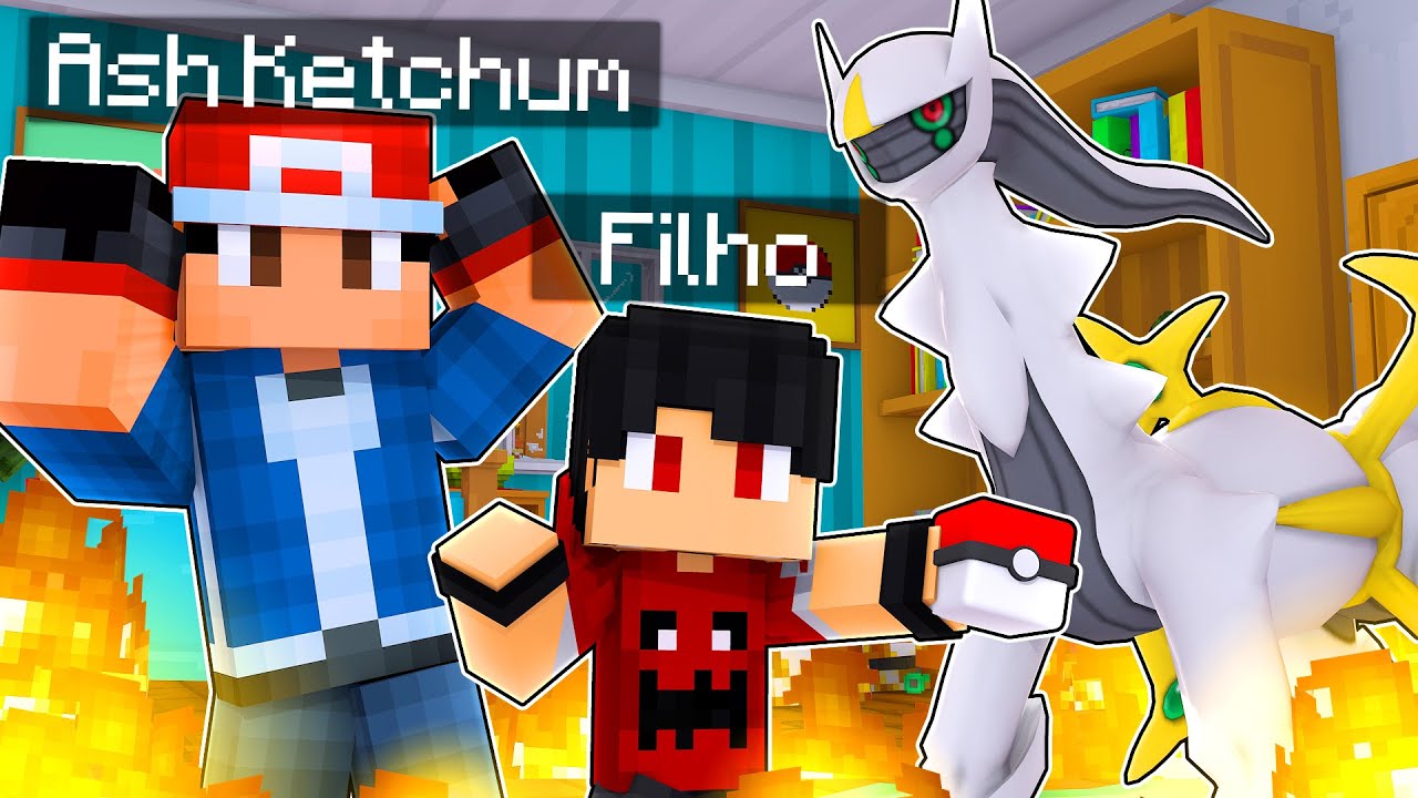 Minecraft: Who's Your Family? O FILHO DO ASH CAPTUROU O ARCEUS ‹‹ P3DRU ››