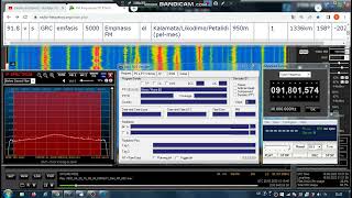 FM DX Es - 280622 1507UTC - 91.8 Emphasis FM (GRC) Kalamata/Likodimo/Petalidi (pel-mes) 1kW! 1336km