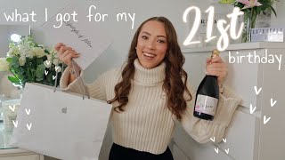WHAT I GOT FOR MY 21ST BIRTHDAY  | GIFT GUIDE/IDEAS