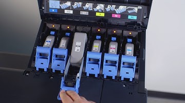 How to replace ink tanks on a Canon PRO-Series printer
