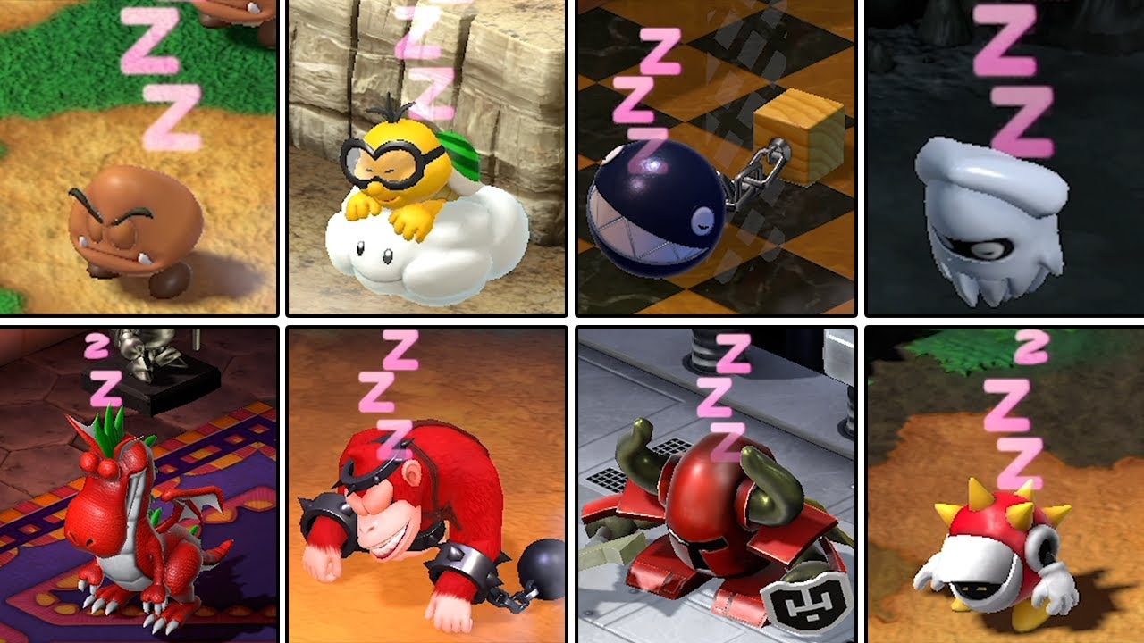 スーパーマリオRPG 【Switch】 敵キャラ 眠りモーション集 まとめ ニンテンドースイッチ