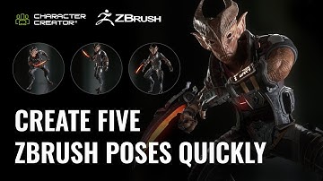 How to effortlessly pose a ZBrush character using Character Creator