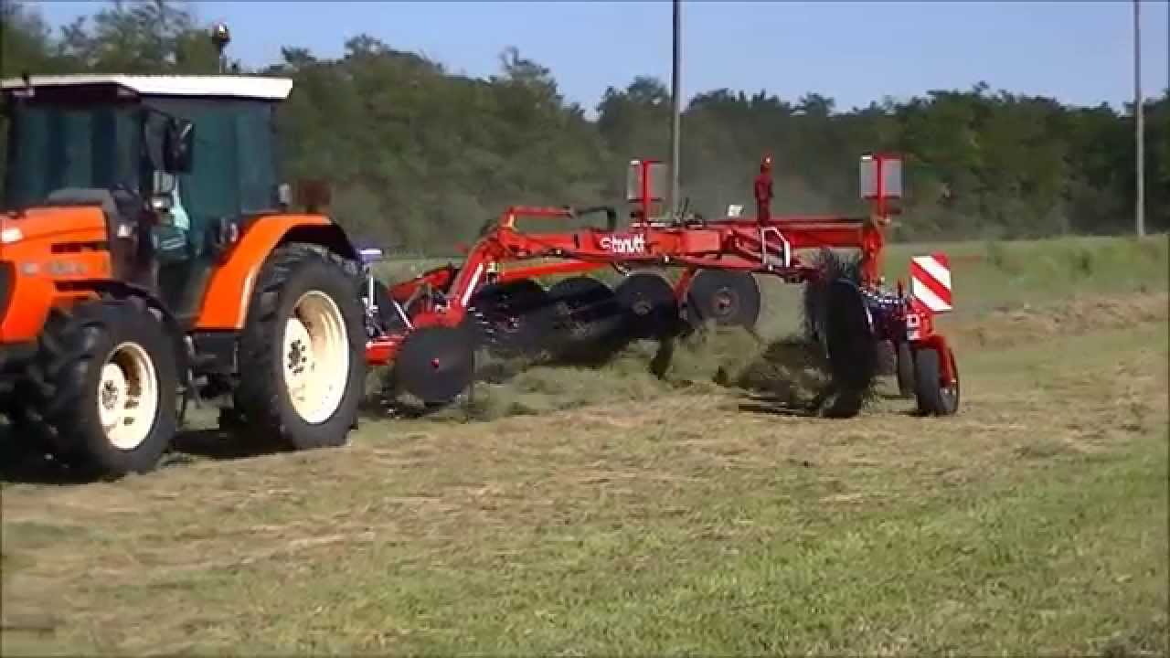 HIGH SPEED HAY RAKING - Same Silver 90 & Tonutti Millenium V18 