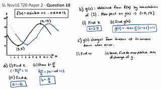 Question 10c - SL Nov16 P2