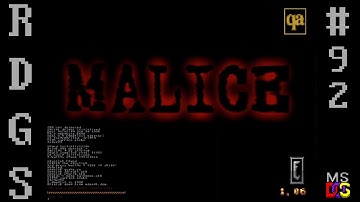 Random DOS Game Show #92: Malice (1997)