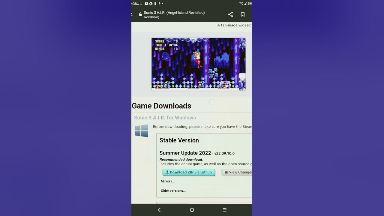 how-to-get-sonic-3-air-youtube