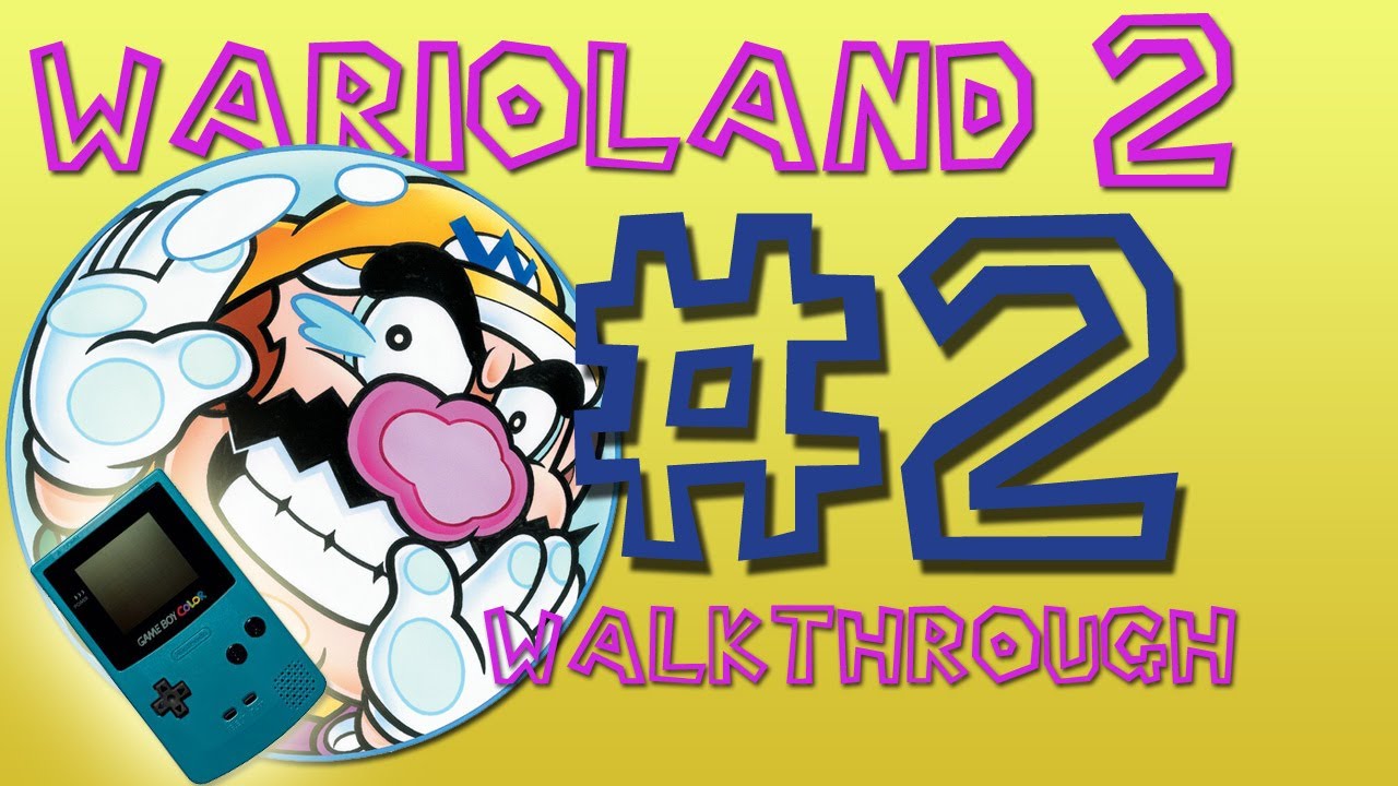 gw2 style Warioland 2| Walkthrough #2 Game Boy Color (HD1080p)