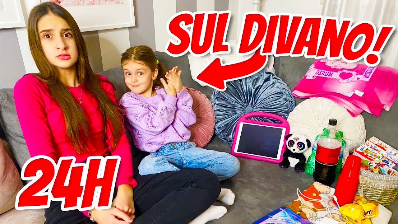 24 ORE SUL DIVANO •CHALLENGE• 😱