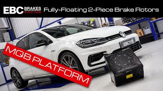 EBC Brakes Racing Fully-Floating 2-Piece Discs for VAG-Group MQB Platform