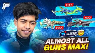 Almost All Guns MAX 😳💎 | Everything Buying | Insane Diamond Spend 🔥 screenshot 1