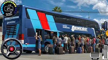 Real Coach Bus Simulator 3D - New City Bus Games 2025 - Bus Game Andriod Gameplay