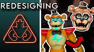 Redesigning Fnaf: SECURITY BREACH: Tweaking Them To Be Just Right