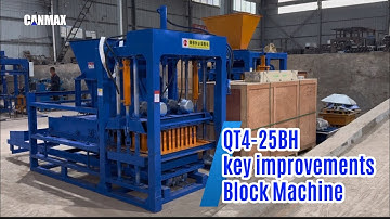 QT4-25BH Semi-Automatic Hydraulic Brick Machine: 4 Key Upgrades Explained in Detail #blockmachine 