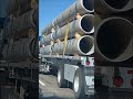 GIANT PIPES FOR DELIVERY#driving#road#trending#trendingshorts#shorts#short#viral#video#youtube#yt