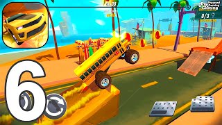 Stunt Car Extreme - Gameplay Walkthrough Part 6 Levels 11-17 School Bus (Android,iOS) screenshot 4