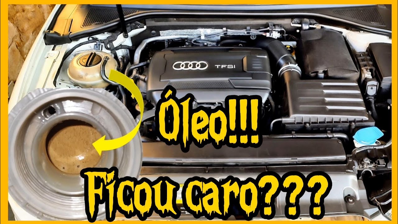 Óleo na água do radiador