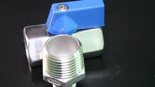 Stainless steel mini ball valve