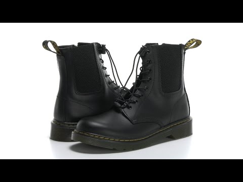 Video Dr. Martens Kid's Collection 1460 Harper (Big Kid)... - youtube