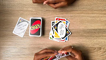 Playing with NEW Customised UNO Cards  📝  Shuffle Hands Card In Action