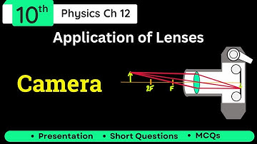Application of Lenses Camera Class 10 Physics Chapter 12 | Working of Camera Class 10