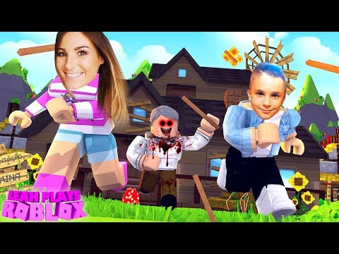 escaping the evil grandma grandpa roblox little kelly