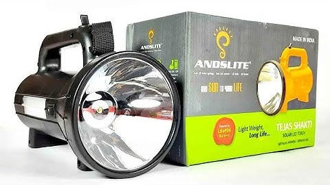 Andslite Tejas Shakti LED Rechargable Torch. Best for forest Ranger