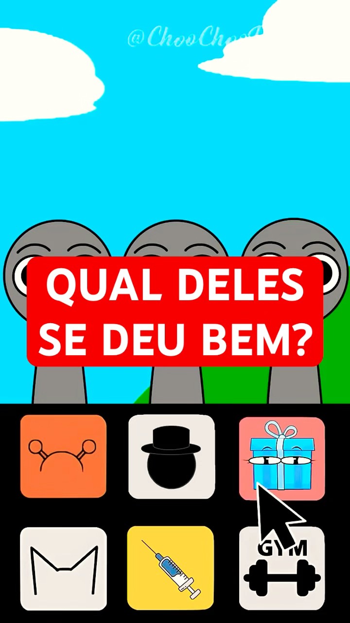QUAL DESLES SE DEU BEM? #mayumigames #sprunki #youtubeshorts #shortsvideo