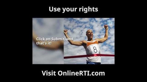 How to check RTI status is 3 easy steps